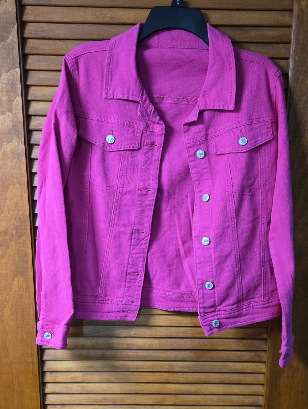 Women’s Pink Denim Jacket - Lightweight Layer